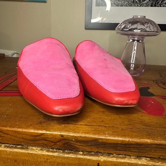 Cole Haan Perley Slip On Mules Vibrant Pink and Red - Picture 6 of 15